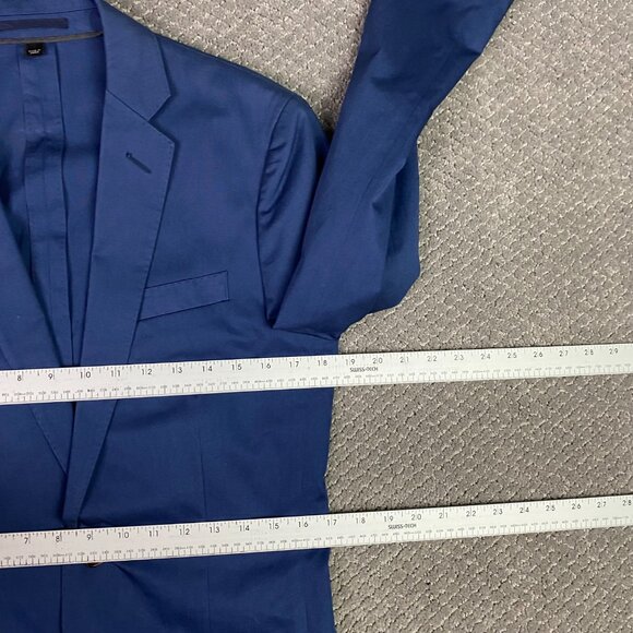 NWT J.CREW Ludlow Cotton Blazer Sport Coat Men's 36R Larusmiani Blue - Picture 9 of 15